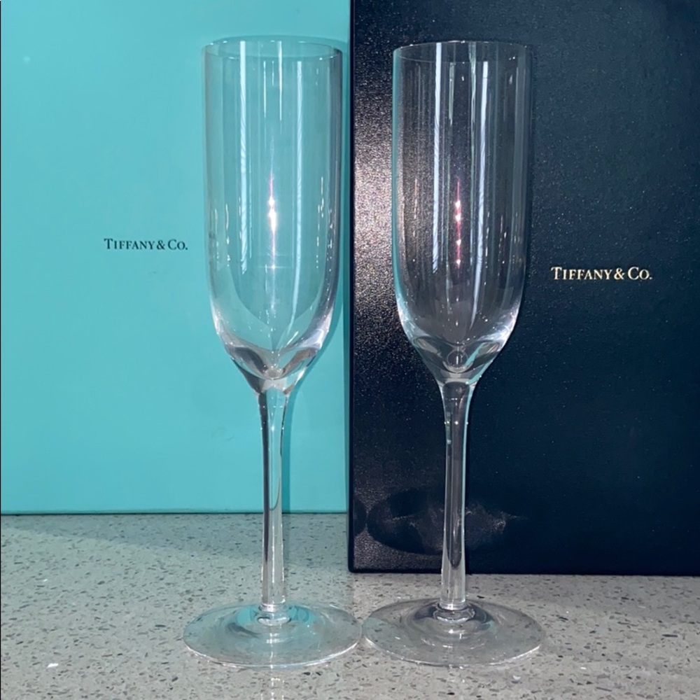 Tiffany & Co 9” flutes
